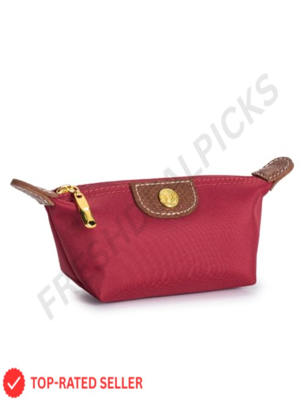 Vintage Nylon Zip Coin Wallet Mini Purse